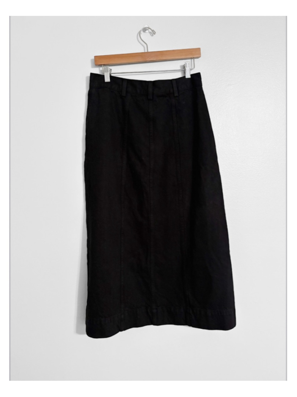 Mara Hoffmann Nikita Organic Cotton Jean Midi Skirt - Picture 4 of 6